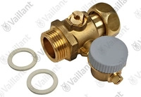 VAILLANT Hahn, Wartungshahn rechts 0020201899 VC-Inst. Set Kunststoff u.w.
