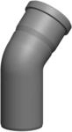 ATEC Bogen 45 Grad DN 80 einwandig, 1315