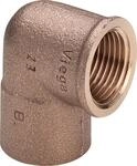 Viega &Uuml;bergangswinkel 90 Grad, d 28mm, Rp 3/4 Rotguss Modell 94090G, 144203