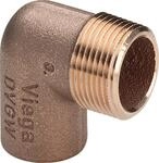 Viega &Uuml;bergangswinkel 90 Grad, d 22mm, R 1 Rotguss Modell 94092G, 144067