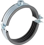 Geberit Silent-db20 Rohrschelle ged&auml;mmt, mit Gewindemuffe M10 / G 1/2", DN 90,