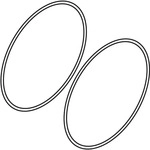 Geberit O-Ringe Set, f&uuml;r Ablaufdeckel f&uuml;r Waschtisch (2 St.) 595754000, 595754000