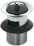 KLUDI WT-u.Bidet-Sifon Schaftventil G 1 1/4 o. Kettenhalter chrom, 1042705-00
