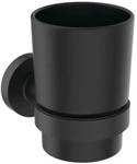 Ideal Standard Zahnbecher IOM schwarzes satiniertes Glas Silk Black, A7928XG
