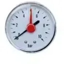 BR&Ouml;TJE Manometer Solar BSK 0-10 bar, 682923