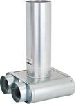 STIEBEL ELTRON Deckenauslass LVS U 75-100-2 von 2 x DN 75 auf DN 100, 232116