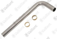 VAILLANT Rohr, HW vernickelt VC 126+196+246+306/3-5 (R3,5) u.w. Vaillant-Nr. ,