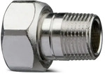 HEIMEIER Heizk&ouml;rper-Anschlussverschr. R 1/2 x M 22, AMETAL-C vernickelt, 50701516