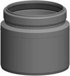 ATEC Reduktion D 125/ DN 100 zentrisch , 2102