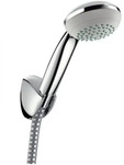 hansgrohe Crometta 85 Brausehalterset Mono mit Brauseschlauch 125 cm Chrom, 27576000