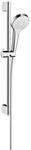 hansgrohe Croma Select S Brauseset 110 Vario mit Brausestange 65 cm Wei&szlig;/Chrom,