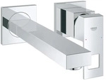 Grohe 23447000, GROHE 2-Loch-WT-Wandbatterie Eurocube 23447 Fertigmontageset chrom,