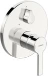 HANSA Einhebelmischer Fertigmontageset f&uuml;r Wanne/Brause HANSARONDA 8384 Rosette rund