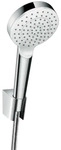 hansgrohe Crometta Brausehalterset 100 1jet EcoSmart mit Brauseschlauch 125 cm