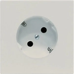 jung LS 520-45 LG, Jung SCHUKO-Steckdose 45&deg;, 16 A 250 V ~, Duroplast, Serie LS,