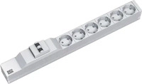 BACHMANN 333.412, BACHMANN 19" 1HE 6xCEE7/3 1xLS 2,0m CEE7/7, 333.412