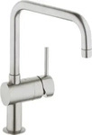 Grohe 32488DC0, GROHE EH-Sp&uuml;ltischbatterie Minta 32488 DN15 U-Auslauf supersteel,
