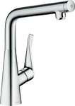 Hansgrohe 14883000, Hansgrohe HG Sp&uuml;ltischmischer 320 Metris Select M71 1jet chrom,
