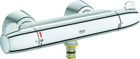 GROHE THM-WT-Batterie Grohtherm Special 34666 mit verdeckten S-Anschl&uuml;ssen chrom,