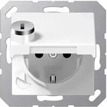 jung A 1520 BFKLSL WW, Jung SCHUKO-Steckdose, 16 A 250 V ~, SAFETY+, Klappdeckel, mit