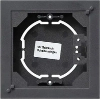 GIRA 0219 28, Gira AP-Geh&auml;use 1f flach System 55 Anthrazit [021928], 0219 28