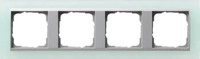 GIRA 0214 51, Gira Abdeckrahmen 4f Zwischenr. F Alu Gira Event Opak Mint [021451],