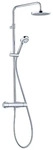 KLUDI LOGO Thermostat Dual Shower System, Kopfbrause 200mm chrom, 6809205-00