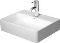 Duravit 0732450041, Duravit Handwaschbecken DuraSquare 450mm o.&Uuml;L, m.HLB, 1.HL,