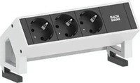 BACHMANN 902.300, BACHMANN DESK2 3xCEE7/3 0,2m mit 375.000 RAL9010, 902.300