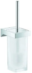 GROHE WC-B&uuml;rstengarnitur Selection Cube 40857 Glas/Metall Wandmontage chrom,