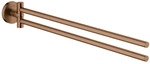 GROHE Handtuchhalter Essentials 40371_1 2-armig 450mm warm sunset geb&uuml;rstet,