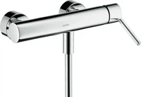 AXOR 10665000, AXOR Starck Einhebel-Brausemischer Aufputz mit Hebelgriff Chrom,