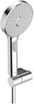 HANSA Handbrausegarnitur HANSAACTIVEJET 8438 3-strahlig Chrom/Hellgrau, 84380133