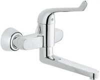 GROHE Sicherheitsmisch-WT-Batt. Euroeco Special 32793 Wandm. Ausl. 256mm chrom,