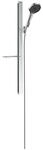 hansgrohe Rainfinity Brauseset 130 3jet mit Brausestange 90 cm und Ablage Chrom,