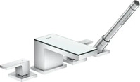 AXOR 47430000, AXOR MyEdition 4-Loch Wannenrandarmatur Chrom/Spiegelglas, 47430000