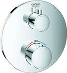 GROHE THM-Brausebatterie Grohtherm 24076 2 Abg&auml;nge FMS f&uuml;r 36500 rund chrom,