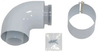 Vaillant Bogen 87 Grad Brennwert Luft-/Abgasf&uuml;hrung, PP, 60/100 mm, 303910