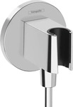 Hansgrohe 26888000, hansgrohe FixFit S Wandanschluss mit Brausehalter Chrom, 26888000
