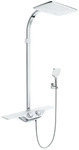 KLUDI COCKPIT Discovery Thermostat Dual Shower System chrom, 8020091-00