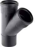 Geberit Silent-PP Abzweig 45&deg;, DN 100 / 50, 390.532.14.1