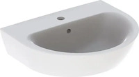 Geberit 500.369.01.1, Geberit Renova Waschtisch: 55x45cm, Hahnloch=mittig,