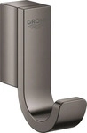 Grohe 41039A00, GROHE Bademantelhaken Selection 41039 einfach hard graphite, 41039A00