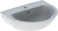 Geberit 500.370.01.1, Geberit Renova Waschtisch: 60x48cm, Hahnloch=mittig,