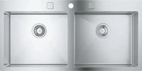 Grohe 31585SD1, GROHE Edelstahlsp&uuml;le K800 31585_1 2 Becken 1024x510mm, 31585SD1