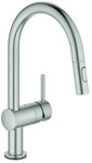 GROHE Elektron.-EH-SPT-Batt. Minta Touch 31358_2 C-Ausl. azb. Sp&uuml;lbr. supersteel,