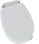 Geberit Corso Urinal-Deckel,abnehmb., Messing Scharnier chrom,wei&szlig;, 573900000