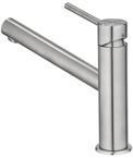 KLUDI STEEL Sp&uuml;ltisch-Einhandmischer edelstahl geb&uuml;rstet, 44850F860