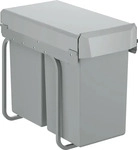Grohe 40855000, GROHE M&uuml;lltrennsystem GROHE Blue 40855 30cm zweifach, 2 x 15 Liter