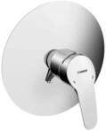 HANSA Einhebelmischer Fertigmontageset f&uuml;r Brausebatterie HANSAMIX 0185 Rosette rund